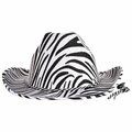 Goldengifts Zebra Print Cowboy Hat, 6PK GO2795491